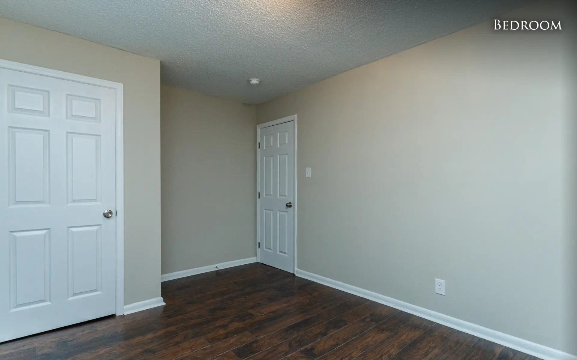 Unit A second bedroom with closet