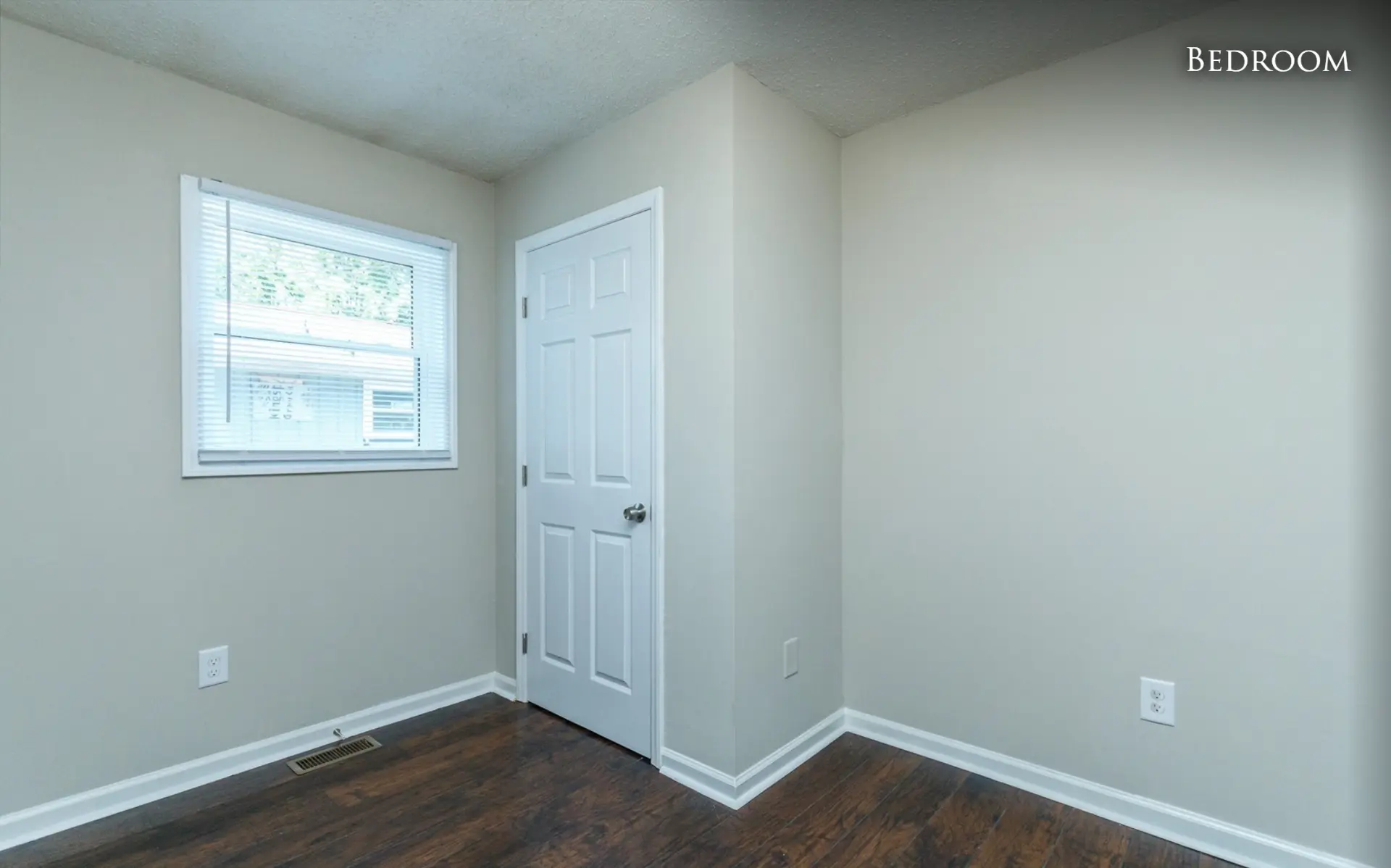 Unit B first bedroom, second view